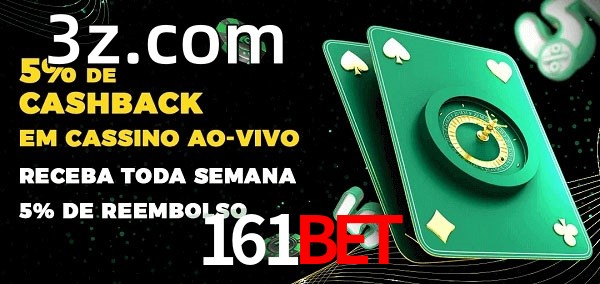 Promoções do cassino ao Vivo 161BET